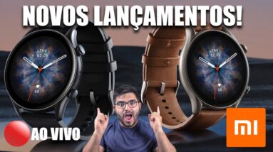 LANÇADOS! CONHEÇA OS NOVOS SMARTWATCHES COM ALEXA DA XIAOMI! COMENTANDO AO VIVO! E JÁ ESTÃO À VENDA😍