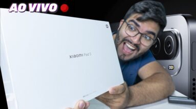 CHEGOU! Abrindo AO VIVO a versão GLOBAL do TABLET MAIS POTENTE DA XIAOMI! Xiaomi Mi Pad 5!