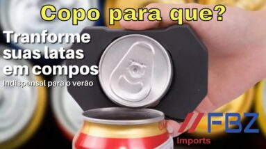 Abridor de latas de refrigerante ou cerveja | FBZ Imports #shorts
