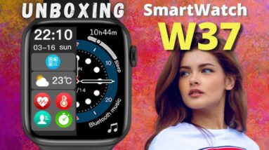 Smartwatch IWO W37 🛑 UNBOXING E PRIMEIRAS IMPRESSÕES 🛑