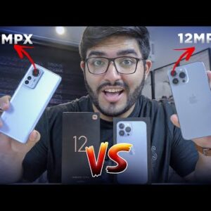 EITA! Xiaomi 12 PRO vs IPhone 13 Pro MAX! Qual é realmente o MELHOR do mundo? Comparativo GERAL! ⚔️