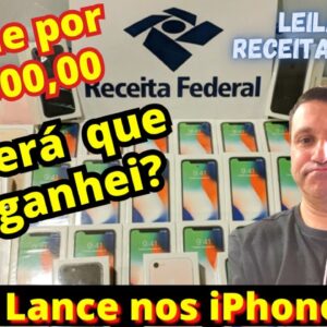 LEILÃO DA RECEITA FEDERAL 🔴 QUAL O RESULTADO DOS LANCES??😱 IPHONE A R$ 500,00 👉 SERÁ QUE DEU❓