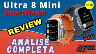 IWO ULTRA 8 Mini 👉 Lançamento 🔴 REVIEW - ANÁLISE COMPLETA - NFC
